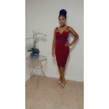 Spaghetti  Strap Bustier Dress - Chic4Chicas