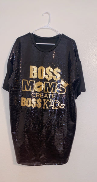 Boss Mom Makes Boss kids One Size Fits all Dress - Chic4Chicas