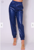 Pu Jogger Pants - Chic4Chicas