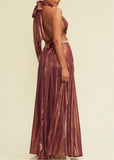 Metallic Chunky Chain Gown - Chic4Chicas