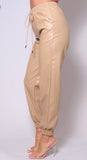 Pu Jogger Pants - Chic4Chicas