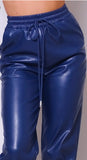 Pu Jogger Pants - Chic4Chicas